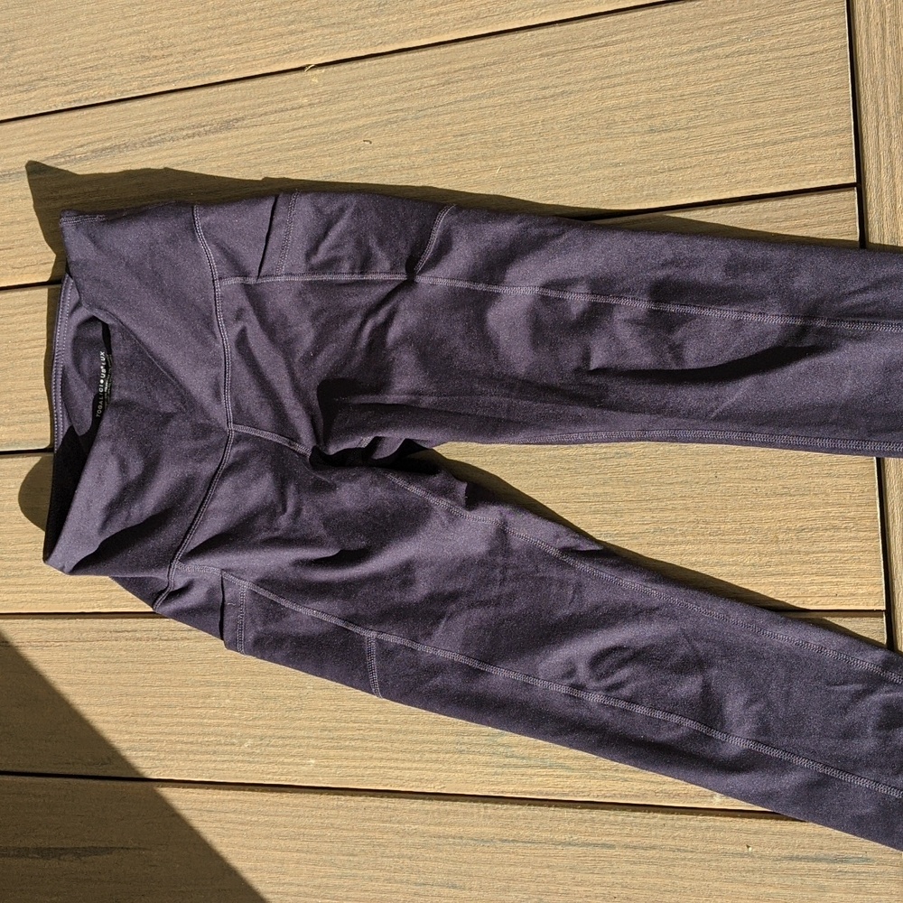 Yogalicious lux small plum ankle yoga pants